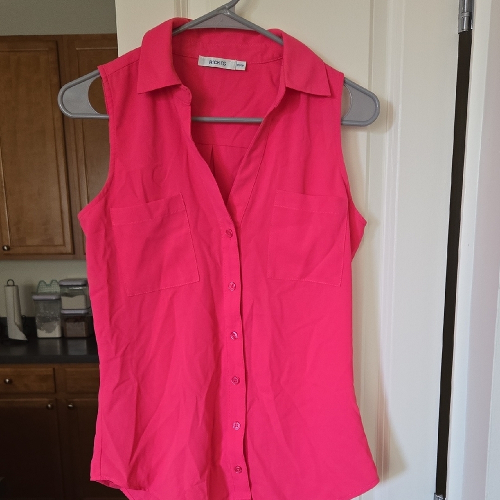 Ricki's Pink Sleeveless Women's Top